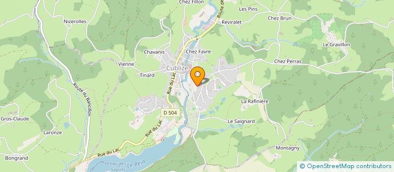 localisation de l'entreprise HELAIR ENERGIE à CUBLIZE