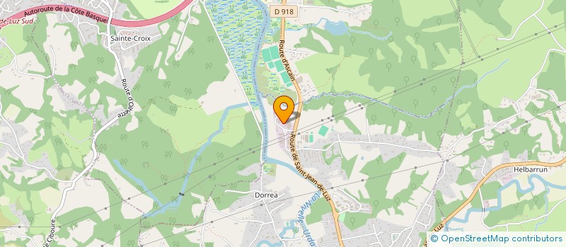 localisation de l'entreprise HELALEJEA  URRUGNE