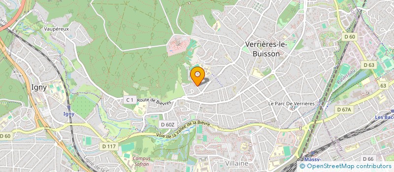 localisation de l'entreprise HELAN PATRIMOINE à VERRIERES-LE-BUISSON