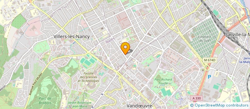 localisation de l'entreprise HELANCHE à NANCY