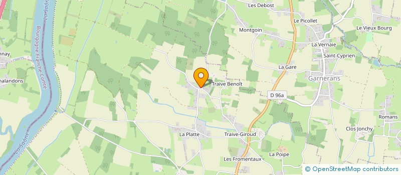 localisation de l'entreprise HELAND  SAINT-DIDIER-SUR-CHALARONNE