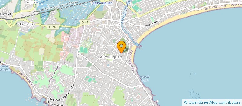 localisation de l'entreprise HELANLOU  LE POULIGUEN