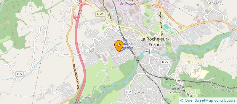 localisation de l'entreprise HELANOR  LA ROCHE-SUR-FORON