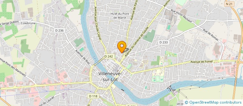 localisation de l'entreprise HELANY  VILLENEUVE-SUR-LOT