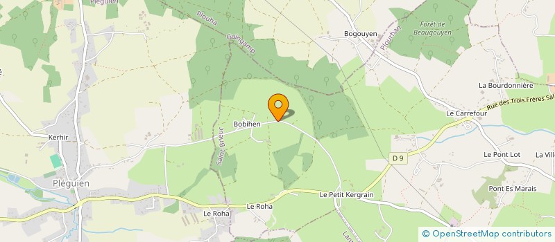 localisation de l'entreprise HELARY à PLOURHAN