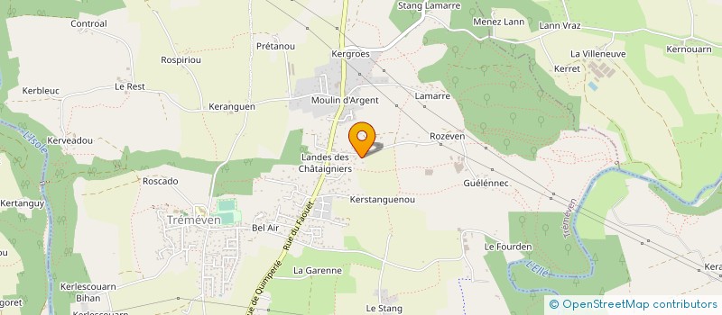 localisation de l'entreprise HELAU  TREMEVEN