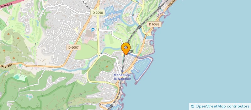 localisation de l'entreprise HELAU à MANDELIEU-LA-NAPOULE