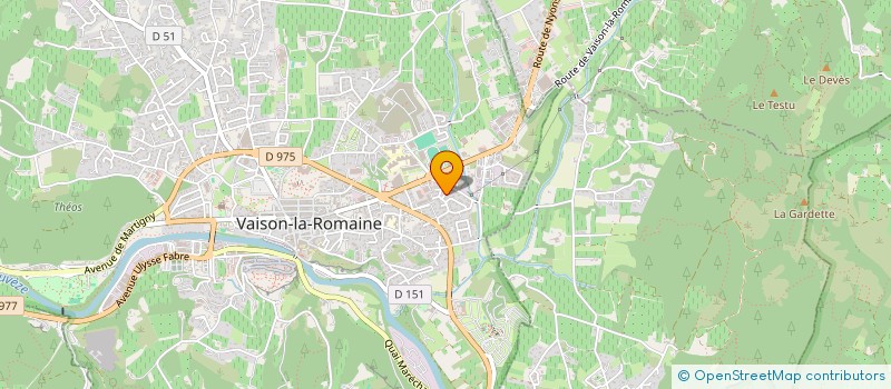 localisation de l'entreprise HELAUDA  VAISON-LA-ROMAINE