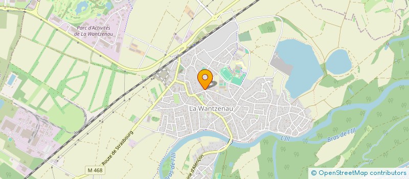 localisation de l'entreprise HELAURA  LA WANTZENAU