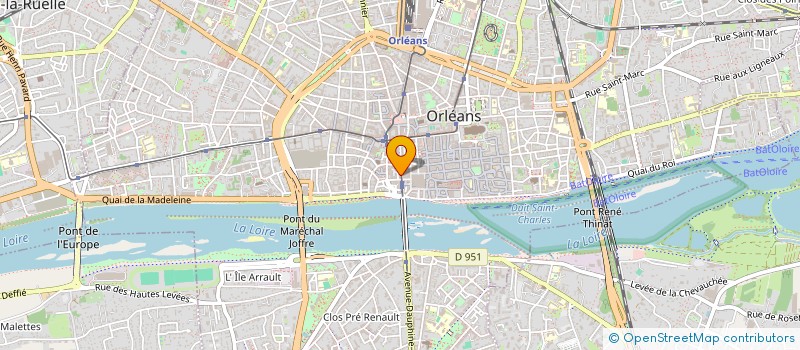localisation de l'entreprise HELAUVIA à ORLEANS
