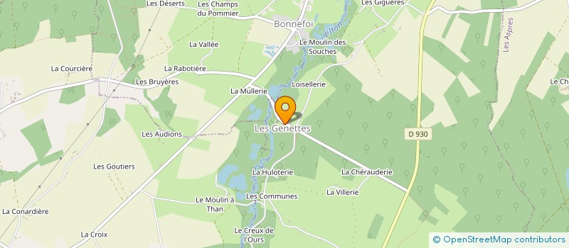 localisation de l'entreprise HELBOR à LA CHAPELLE-VIEL