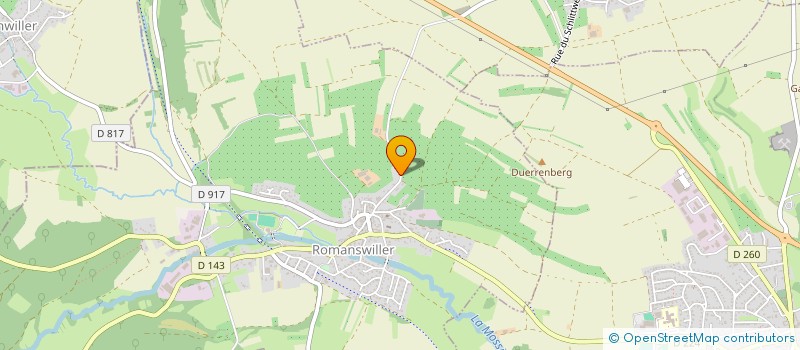 localisation de l'entreprise HELBOURG BERTRAND HYDRAULIQUE  ROMANSWILLER