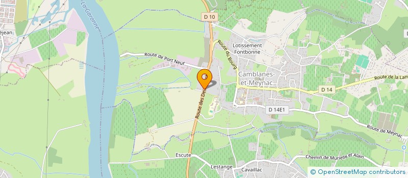 localisation de l'entreprise HELCASA  CAMBLANES ET MEYNAC