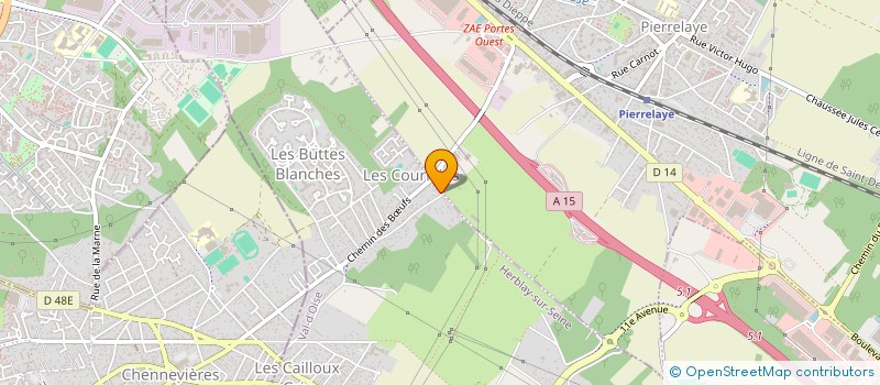 localisation de l'entreprise HELDAR  HERBLAY-SUR-SEINE