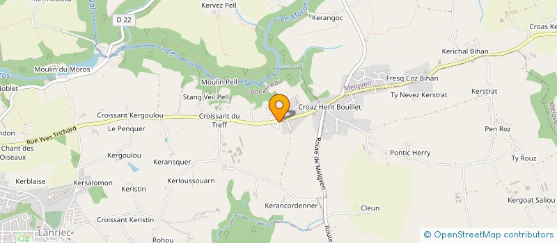 localisation de l'entreprise HELDER à CONCARNEAU