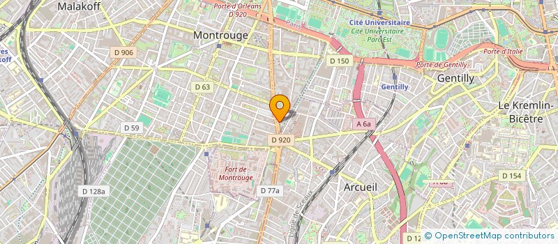 localisation de l'entreprise HELDER TAVARES HOLDING  MONTROUGE