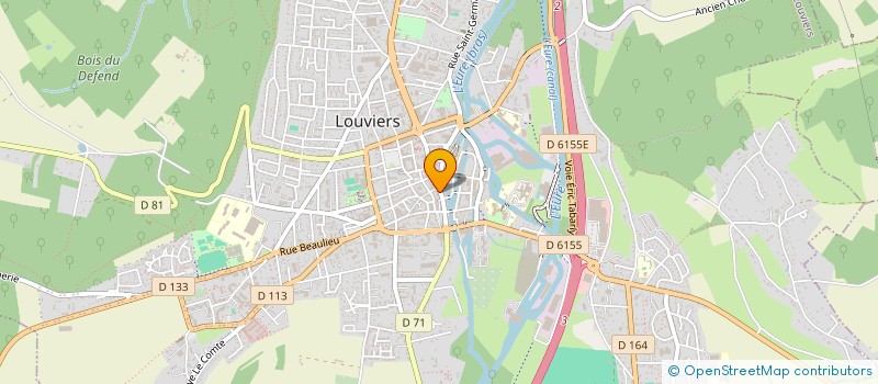 localisation de l'entreprise HELDT ISOLATION à LOUVIERS