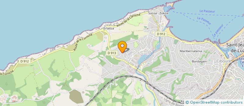 localisation de l'entreprise HELDUAK INVEST  URRUGNE