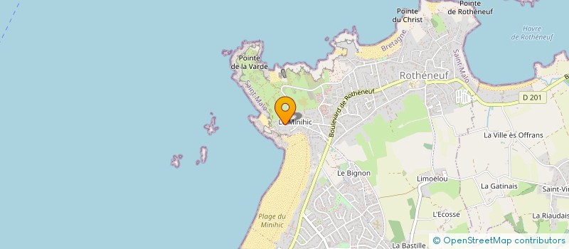 localisation de l'entreprise HELEA  SAINT-MALO