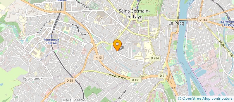 localisation de l'entreprise HELECIA  LE VESINET