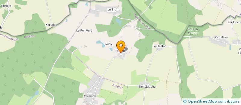 localisation de l'entreprise HELECTRE à HERBIGNAC