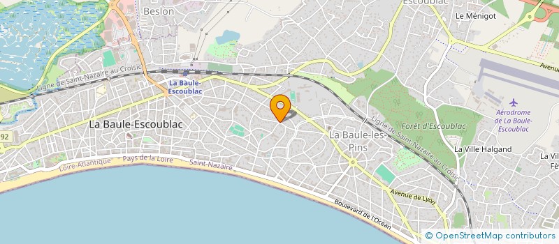 localisation de l'entreprise HELEDYA à LA BAULE-ESCOUBLAC