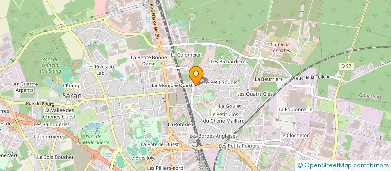 localisation de l'entreprise HELEMAX  SARAN