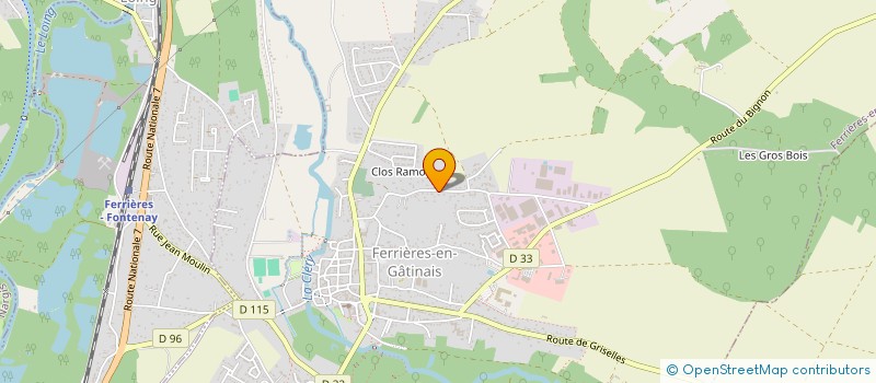 localisation de l'entreprise HELEN  FERRIERES-EN-GATINAIS