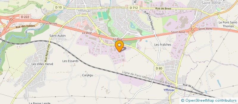 localisation de l'entreprise HELENA DE RHUYS à YFFINIAC