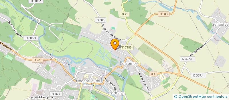 localisation de l'entreprise HELENE à COULOMBS