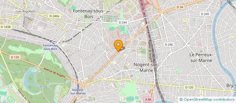 localisation de l'entreprise HELENE  NOGENT-SUR-MARNE