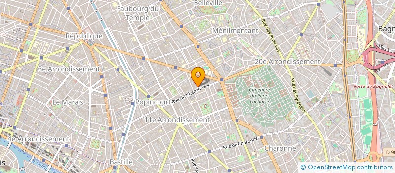 localisation de l'entreprise HELENE à PARIS