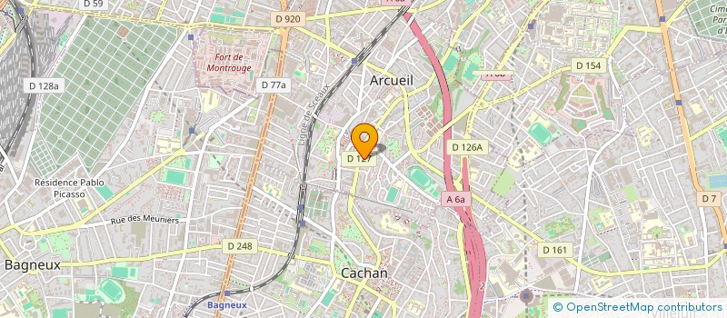 localisation de l'entreprise HELENE  ARCUEIL