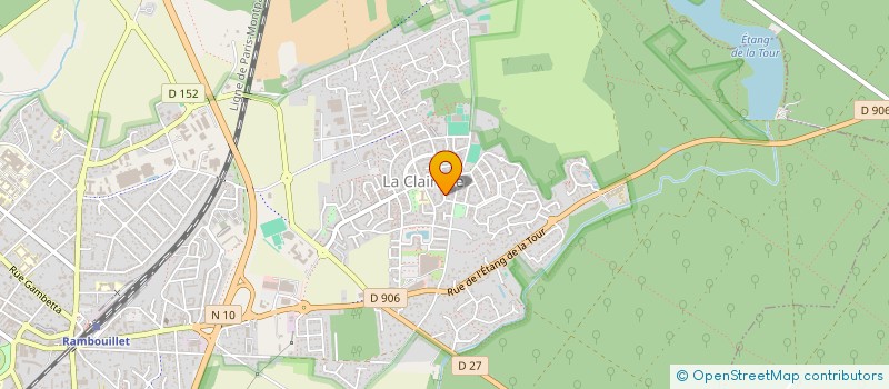 localisation de l'entreprise HELENE ALEXANDRE GUILLAUME ET CIE  RAMBOUILLET