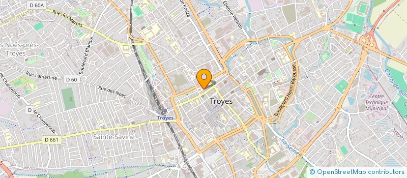 localisation de l'entreprise HELENE BEAUGRAND  TROYES