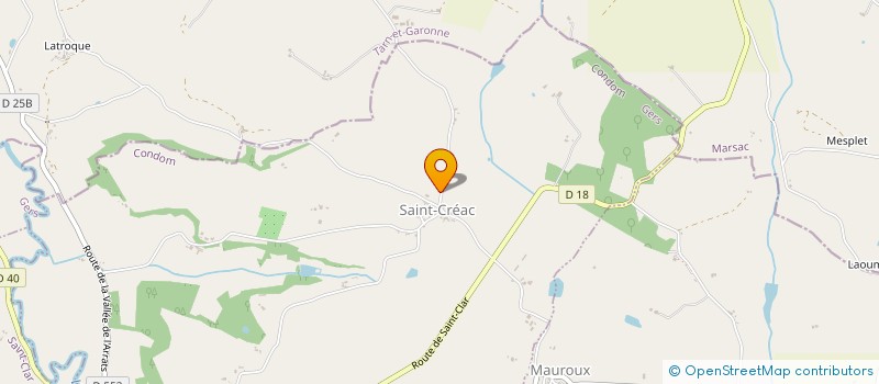 localisation de l'entreprise HELENE CANTON CONSEILS  MAUROUX