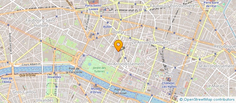 localisation de l'entreprise HELENE COIFFURE à PARIS