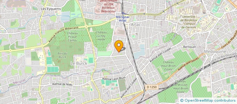 localisation de l'entreprise HELENE DE PAMPELONE à MERIGNAC