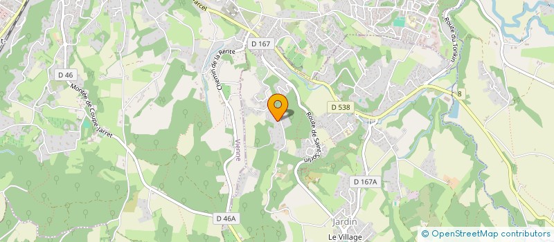 localisation de l'entreprise HELENE DOMINIQUE BONNET  JARDIN