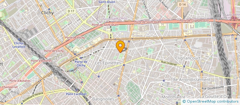 localisation de l'entreprise HELENE ET DOMINIQUE à PARIS