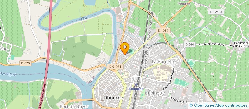 localisation de l'entreprise HELENE HALAY  LIBOURNE