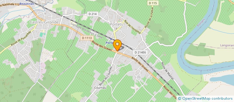 localisation de l'entreprise HELENE HAVERLAN ET ASSOCIES  PORTETS