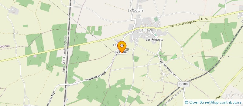 localisation de l'entreprise HELENE JUVET à LA FAYE