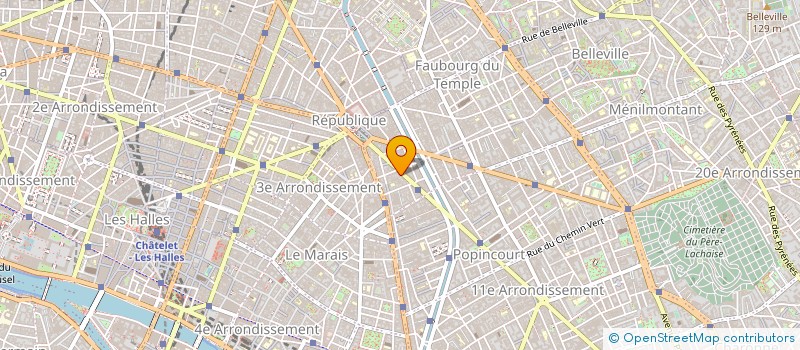 localisation de l'entreprise HELENE K à PARIS