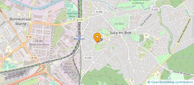 localisation de l'entreprise HELENE LEBRUN à SUCY-EN-BRIE
