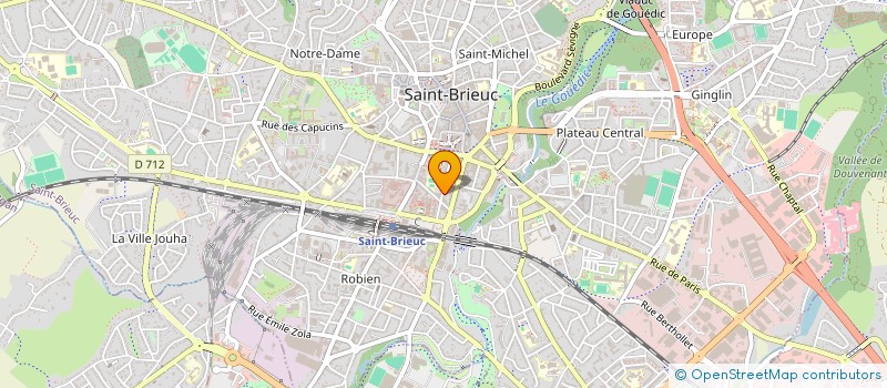 localisation de l'entreprise HELENE LEMOINE YOGA à SAINT-BRIEUC