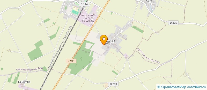 localisation de l'entreprise HELENE N.E.I  SURGERES