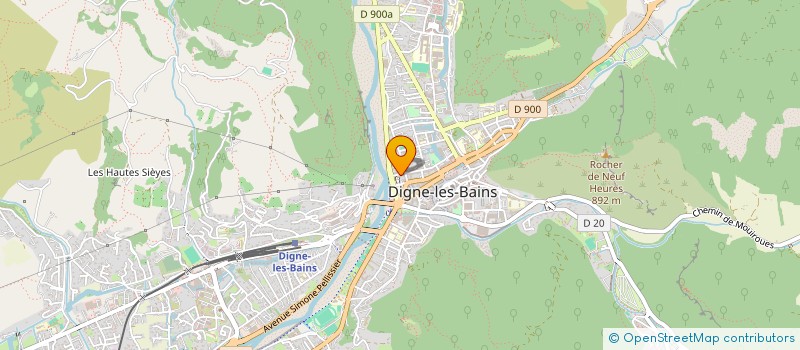 localisation de l'entreprise HELENE PRECHEUR - FORMATIONS PRATIQUES à DIGNE-LES-BAINS