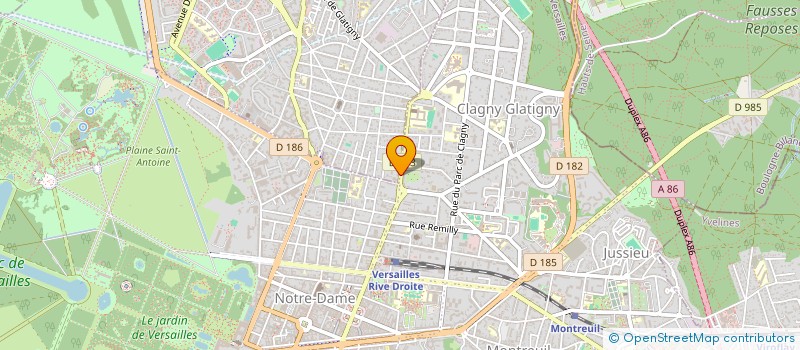 localisation de l'entreprise HELENE ROBERT AVOCAT  LE CHESNAY-ROCQUENCOURT