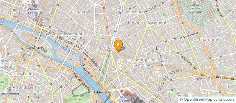 localisation de l'entreprise HELENE VAN SETERS SARL  PARIS 11